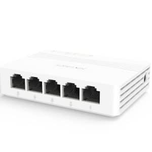 Switch Hikvision 5 Puertos Gigabit DS-3E0505D-O