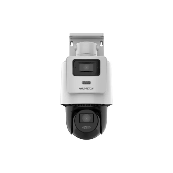 Cámara Hikvision IP PT TandemVu 4MP+4MP PoE IR30M Smart Hybrid Light DS-2SE2C400MWG-E/14 - Imagen 2