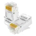 Conector RJ45 Cat6 Pass Through ZoeRax 50 Unidades - Imagen 2