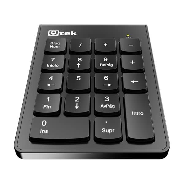 Teclado Numérico Inalámbrico USB Utek UT-KBN1200W - Imagen 3
