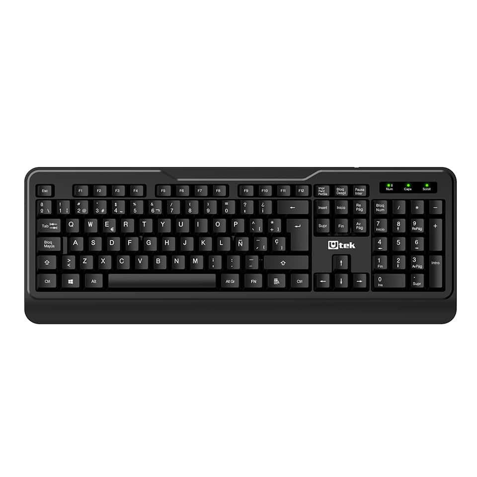 UT-KBW700 Teclado Inalámbrico USB Utek UT-KBW700 - Imagen 1