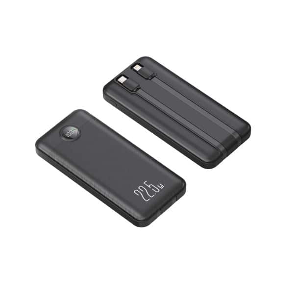 Powerbank Bestlink 10000 mAh 22.5W con Cables Integrados USB-C y Lightning BL-PB10BQC - Imagen 3
