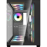 Gabinete Fantech CG85X Lumina X Black - Imagen 2