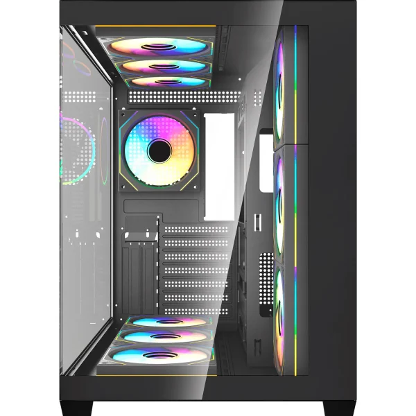 Gabinete Fantech CG85X Lumina X Black - Imagen 2