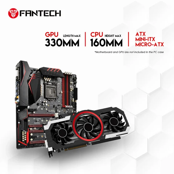 Gabinete Fantech CG83 Aero FRGB Black Edition - Imagen 4