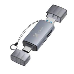 Lector de Tarjetas SD/MicroSD Dual USB-C/USB3.0 XTC-581