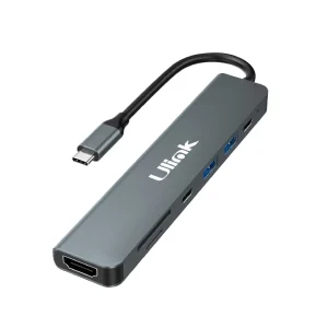 Adaptador Multipuerto USB-C 7 en 1 Ulink UL-ADC785HRD