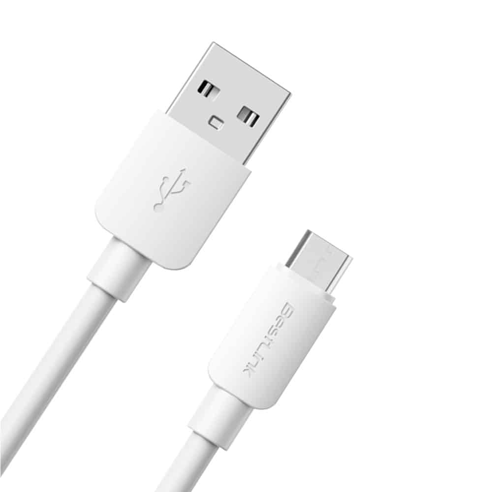 BL-CHCBM350 Cable de Carga Micro USB 2MT 2.4A Bestlink BL-CHCBM350 Blanco - Imagen 1