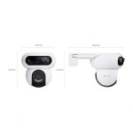 Cámara Ezviz H90 Dual 4MP WIFI IA Audio Auto Tracking Sirena y Luz CS-H90 - Imagen 2