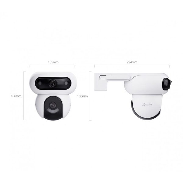 Cámara Ezviz H90 Dual 4MP WIFI IA Audio Auto Tracking Sirena y Luz CS-H90 - Imagen 2