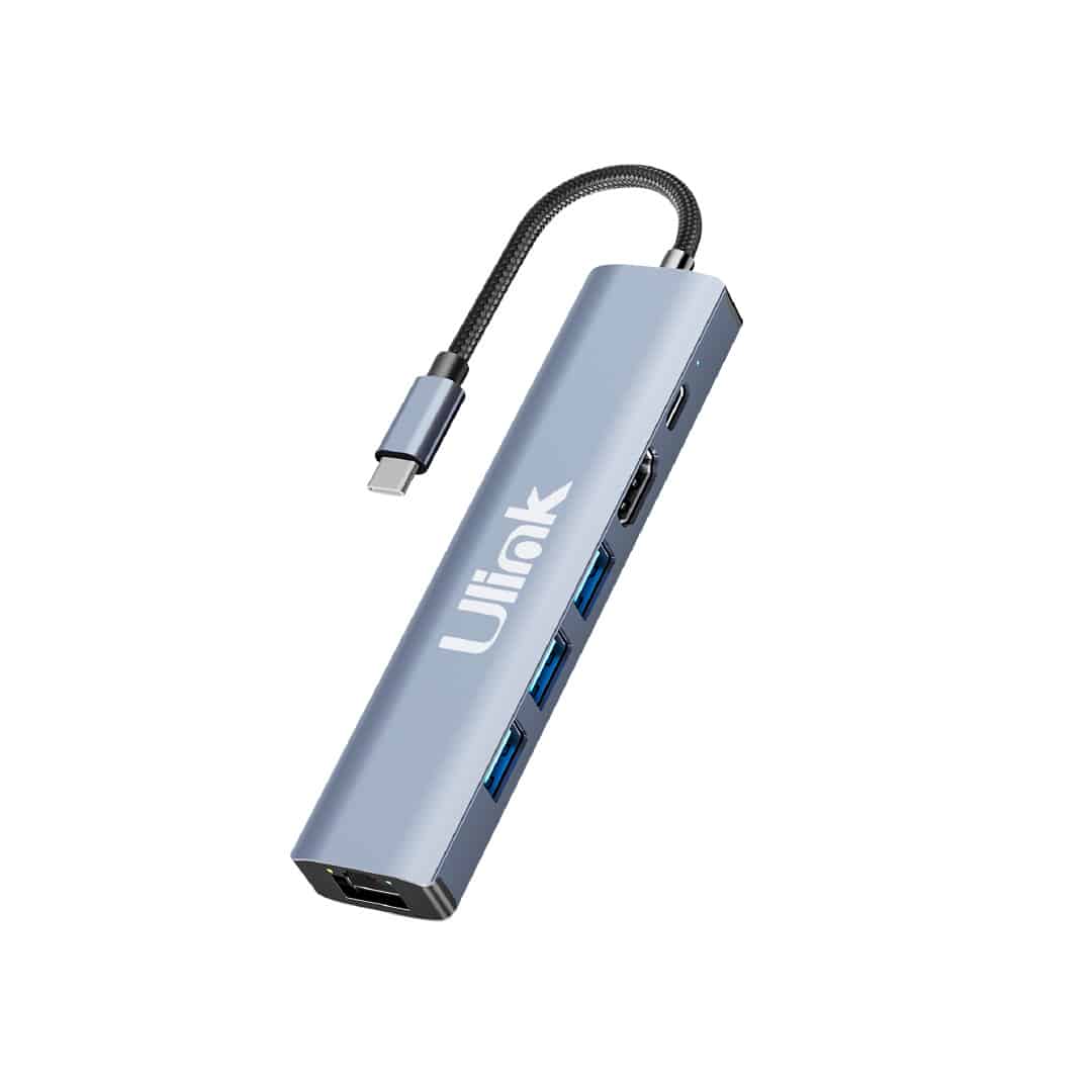 0060220- Adaptador Multipuerto USB-C 6 en 1 Ulink UL-ADC660 - Imagen 1